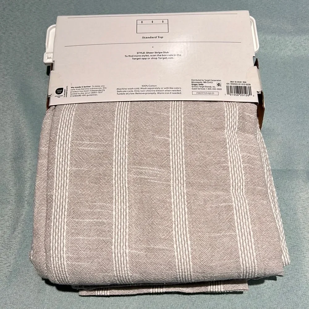 ‎Threshold 100% Cotton Shower Curtain